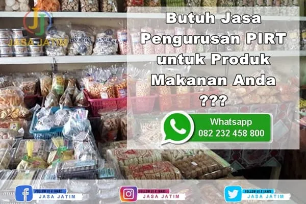 produk makanan yang sudah bersertifikat PIRT