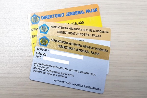 contoh npwp karyawan