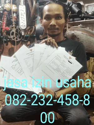 pengusaha bengkel motor skala mikro dengan izin usahanya